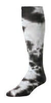 Tie Dye Softball Sock black