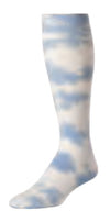 Tie Dye Softball Sock blue