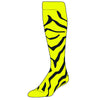 Zebra socks yellow