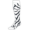 Zebra socks white